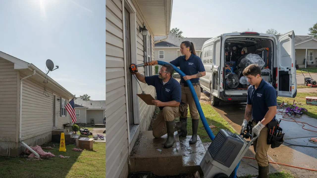 Ceiling Water Damage Restoration in Madison, KS near me